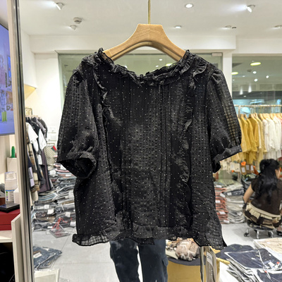XXJ25532后单排扣衬衫上衣