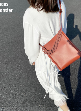 chaos monster小众原创包包简约休闲小方包学生党单肩斜挎包女