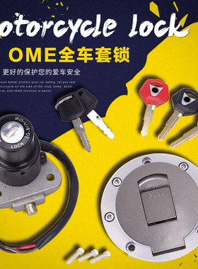 适用雅马哈TZR125TZM150海豚250FZR400FZR250电门油箱盖全车套锁