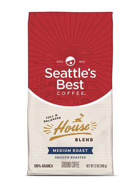 Seattle's Best Coffee-西雅图 中度烘焙 优选综合 咖啡粉 340g