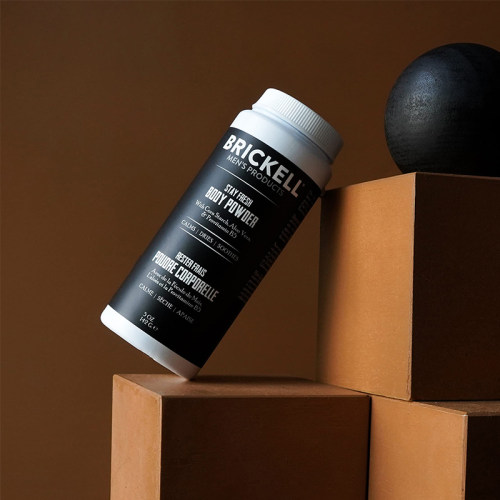 薄荷干爽止汗男士爽身粉Brickell