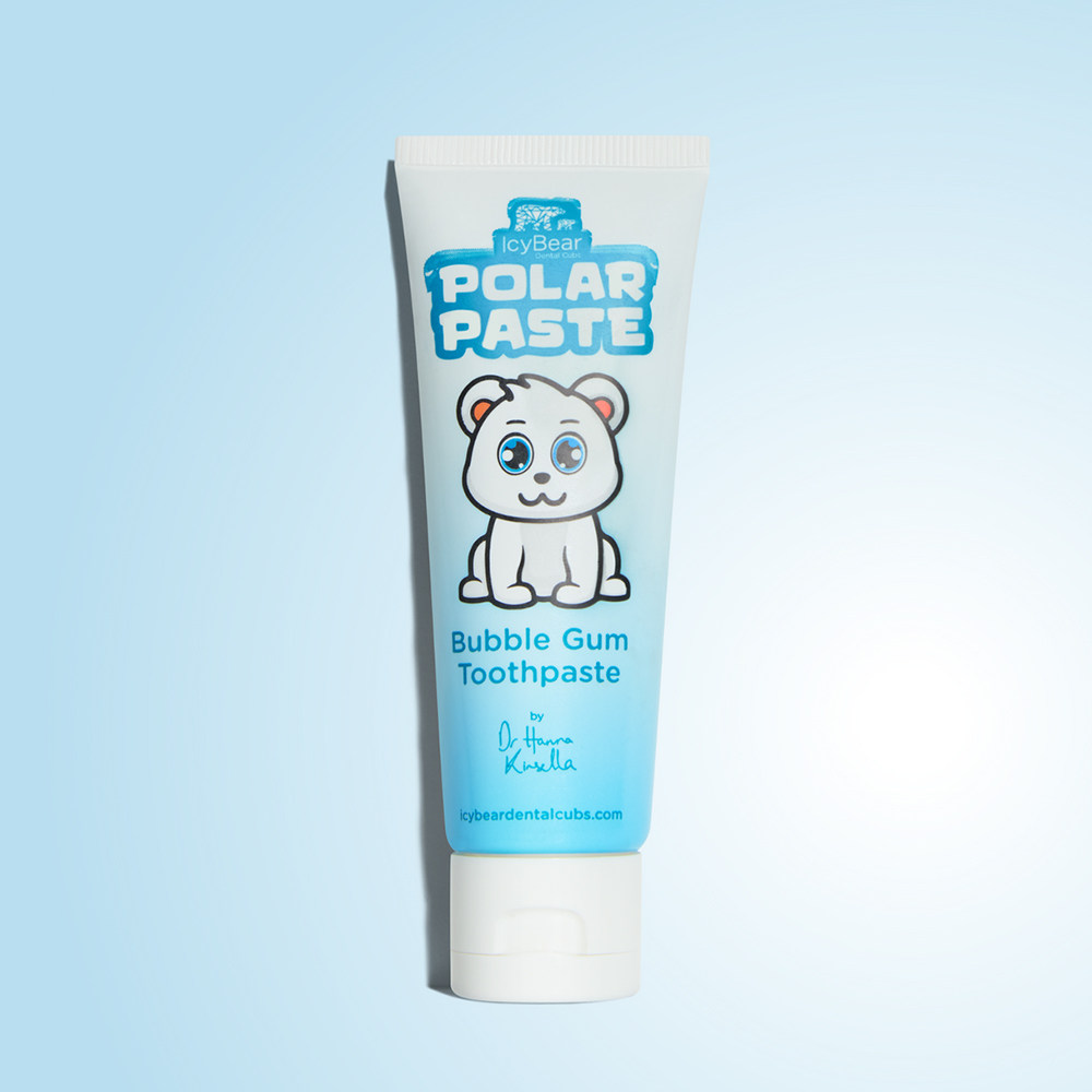 Icy Bear-预防蛀牙呵护牙龈牙齿泡泡糖口味宝宝爱上刷牙 儿童牙膏