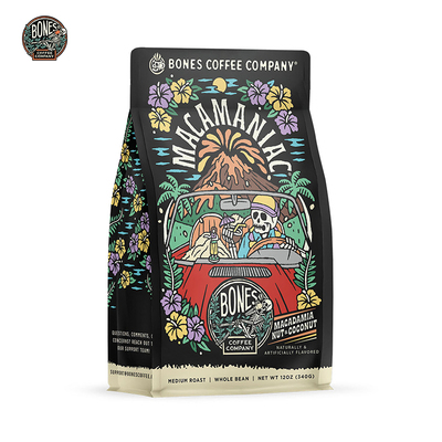 澳洲坚果椰子白骨咖啡中度咖啡豆