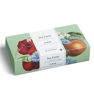 Tea Forte-FLEUR芙蓉蓝莓桃花白茶花草茶精致金字塔茶包礼盒10包
