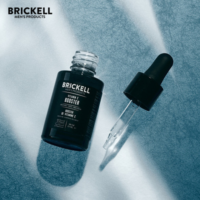 Brickell-高浓度VC提亮肤色紧致修护淡痘印男士维生素C精华液25ml