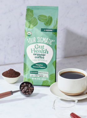 Four Sigmatic-Gut Health 益生菌云芝白桦茸肠道中度咖啡粉340g