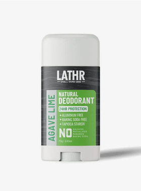 Lathr-Deodorant Agave Lime龙舌兰青柠桉树香无铝纯净配方除臭棒