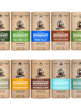 Dr. Squatch-新鲜桦木热带岛屿松油清爽抑味香体膏男士除臭棒75g