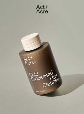 Act Acre-深层清洁舒缓头皮去屑补水预防毛躁无硫酸盐洗发水296ml