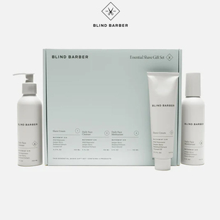 洁面乳 Blind barbe 水薄荷杜松子天然草本预防痘痘剃须膏 霜 保湿