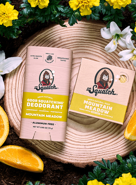 Dr. Squatch-Mountain Meadow橙花桉树麝香大自然芬芳 除臭棒香皂