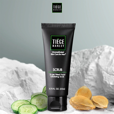 Tiege Hanley-深层清洁毛孔排毒适合干皮敏感皮男士去角质洁面乳