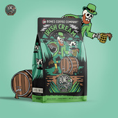 Coffee 白骨咖啡 IrishCream Bones 爱尔兰奶油调味咖啡豆粉 340g