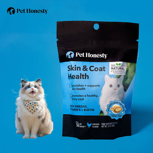 Pet Honesty-促进毛发亮泽呵护皮肤健康双效质地猫咪皮肤毛发颗粒