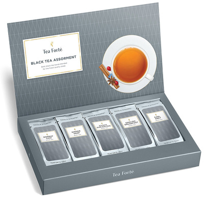 Tea Forte- Black Tea阿萨姆大吉岭孟买拉茶姜饼红茶茶袋礼盒15袋