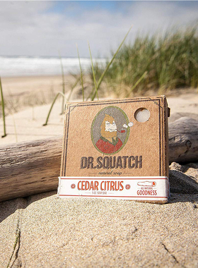 Dr. Squatch-雪松柑橘 Cedar Citrus 磨砂男士洗手皂沐浴皂 140g
