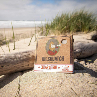 Dr. Squatch-雪松柑橘 Cedar Citrus 磨砂男士洗手皂沐浴皂 140g