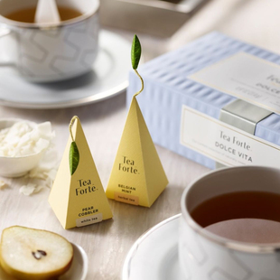 美国精致金字塔BLEU蓝色红茶绿茶草本水果茶包试尝装 Tea Forte