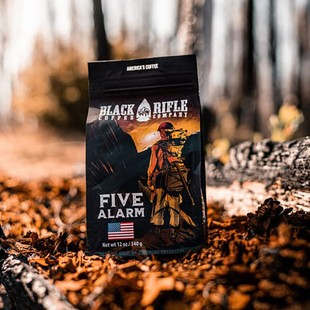 Black Rifle-Five Alarm香浓巧克力烟熏香气中度烘焙咖啡豆粉340g