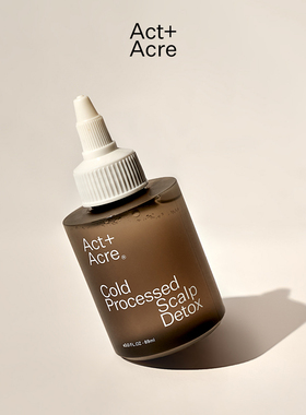 Act Acre-深层清洁去污垢保湿滋养舒缓干燥冷加工头皮净化油 89ml