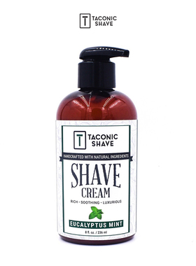 Taconic Shave-桉树薄荷 清爽舒缓软化高浓缩传统男士剃须膏236ml