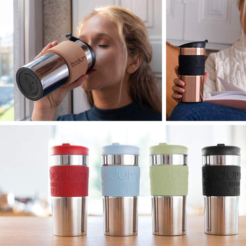 Bodum-波顿 到爱的距离 TRAVEL MUG 双层不锈钢保温随行杯 450ml