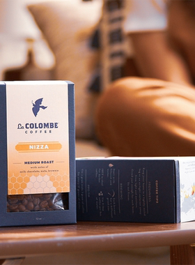 La Colombe-Nizza牛奶巧克力坚果布朗尼风味中度烘焙咖啡豆340g
