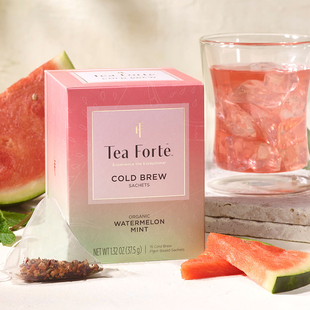 Tea 清爽西瓜黄瓜清凉薄荷芬芳冷泡冰茶冷水浸泡茶包15袋 Forte
