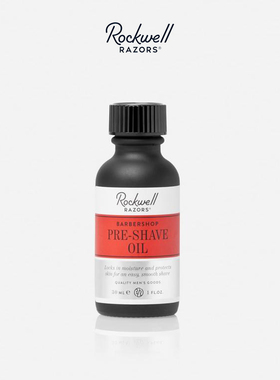 Rockwell-软化滋养镇静低敏防刺激 经典理发店香男士剃须前油30ml