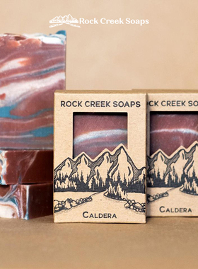 Rock Creek Soaps-火山口 Caldera 清洁保湿男女香皂沐浴皂 118g