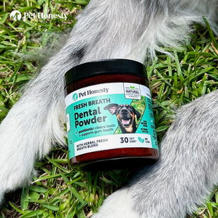 Pet Honesty-对抗牙菌斑牙垢口气 含后生元海带薄荷 狗狗洁牙粉