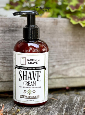 Taconic Shave-城市森林 雪松烟叶佛手柑高浓缩男士剃须膏 236ml