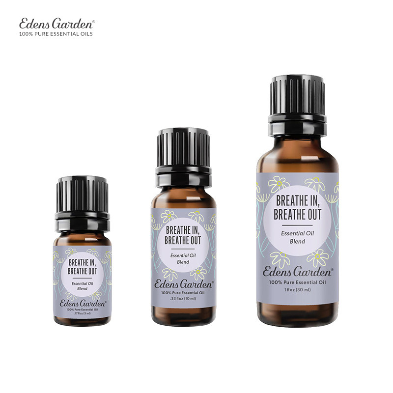 edens garden-伊甸园 好孩子系列 breathe in/out 呼吸 复方精油