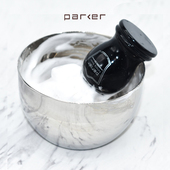 传统男士 Parker 剃须打泡沫皂碗 剃须皂碗 304级不锈钢 帕克 SBSS