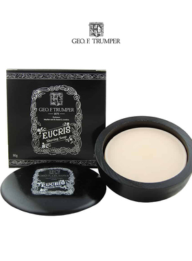 Geo F.Trumper-英国 Eucris 保湿丰富泡沫男士剃须皂含木皂碗 80g
