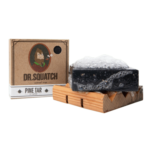 Dr. Squatch-松油 Pine Tar 天然磨砂男士香皂肥皂沐浴皂 140g