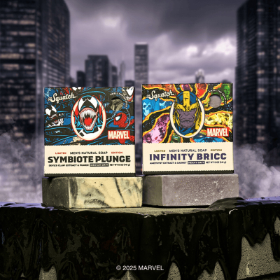 Dr. Squatch-Marvel漫威联名 毒液 灭霸 琥珀烟熏木香皂