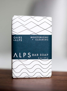 Oars Alps-补水保湿阿尔卑斯山温和清洁去角质男士肥皂沐浴皂171g