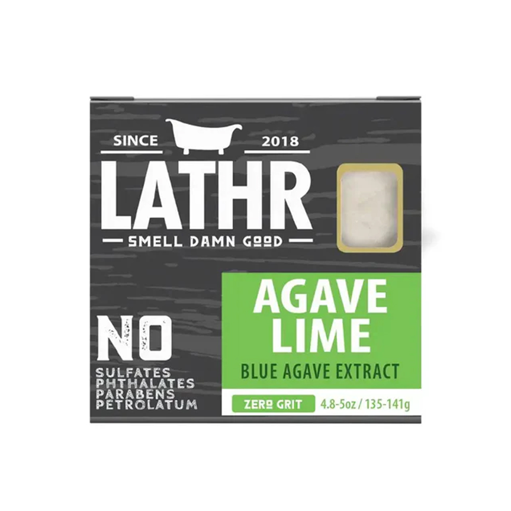 Lathr-Agave Lime Soap Bar青柠橘桉树龙舌兰滋润甜美清新 身体皂
