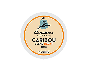 caribou coffee-驯鹿咖啡 无咖啡因 驯鹿综合 k-cup咖啡 24杯