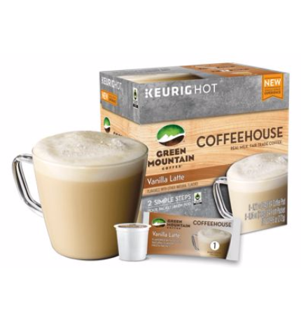 green mountain-vanilla latte 香草拿铁 k-cup咖啡胶囊 9杯