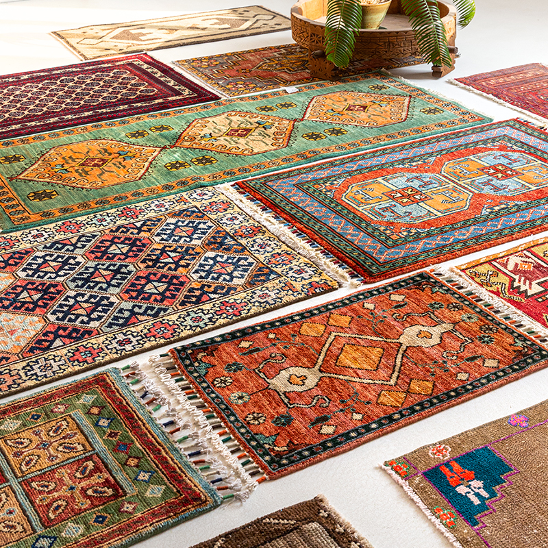 卧室入户门欧美羊毛进口手工地垫