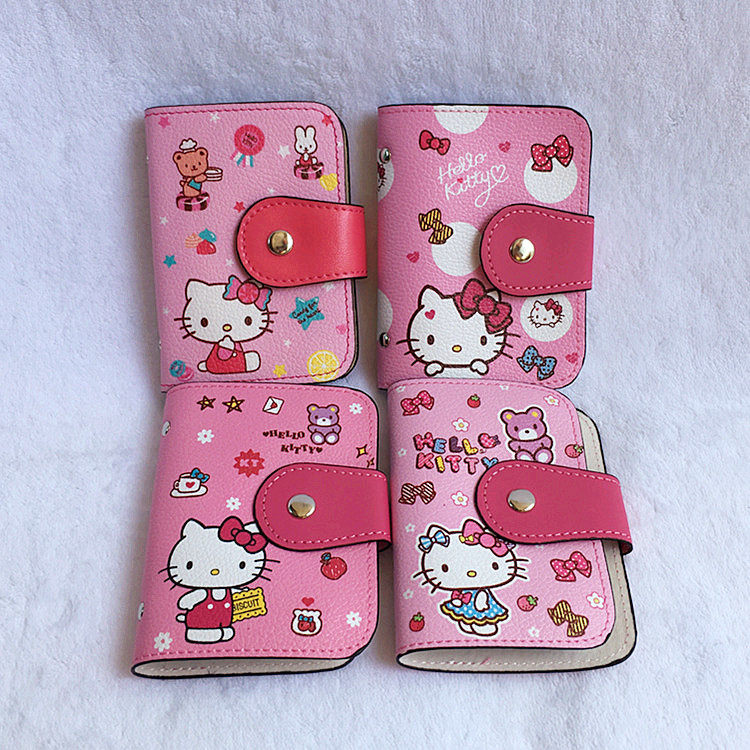 超萌可爱猫卡包 PU卡包卡通韩版多卡位证件位包 女式卡套卡片包