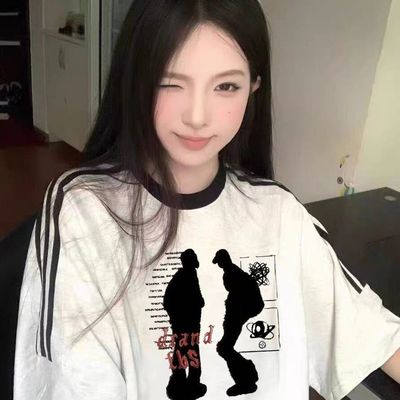 【100%纯棉】短袖设计感小众男女