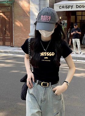 短袖潮牌常规美式纯棉女