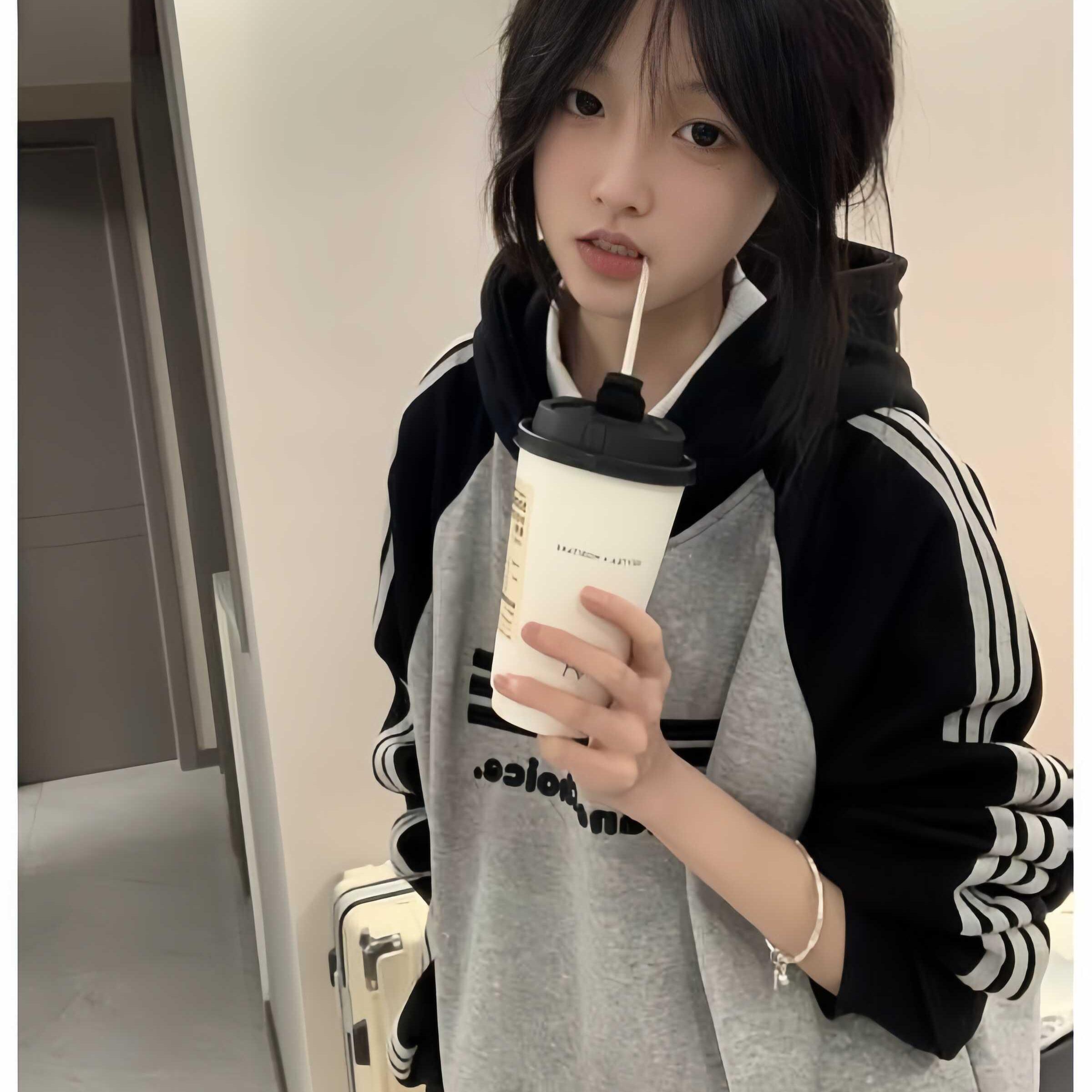 【重磅纯棉】春秋美式连帽卫衣女