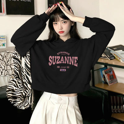 【重磅纯棉】秋冬美式连帽卫衣女