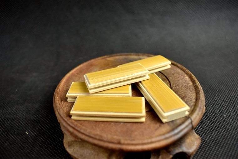 大欧竹制鸟笼抛光带青皮看板高档靛颏玉鸟笼用杯托杠托鸟笼配件