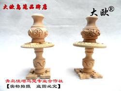 大欧鸟笼画眉笼百灵笼用手工雕刻木葫芦四件套