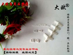 大欧鸟笼聚乙烯绣眼玉鸟靛颏红子方笼用腿门塑料配件量大优惠